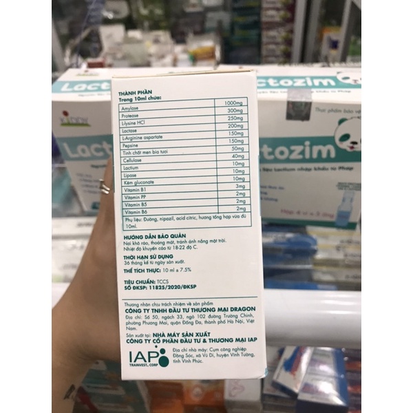MEN KIDDY LACTOZIM  - GIÚP TRẺ ĂN NGON, TĂNG CƯỜNG TIÊU HOÁ THỨC ĂN VÀ SỨC ĐỀ KHÁNG