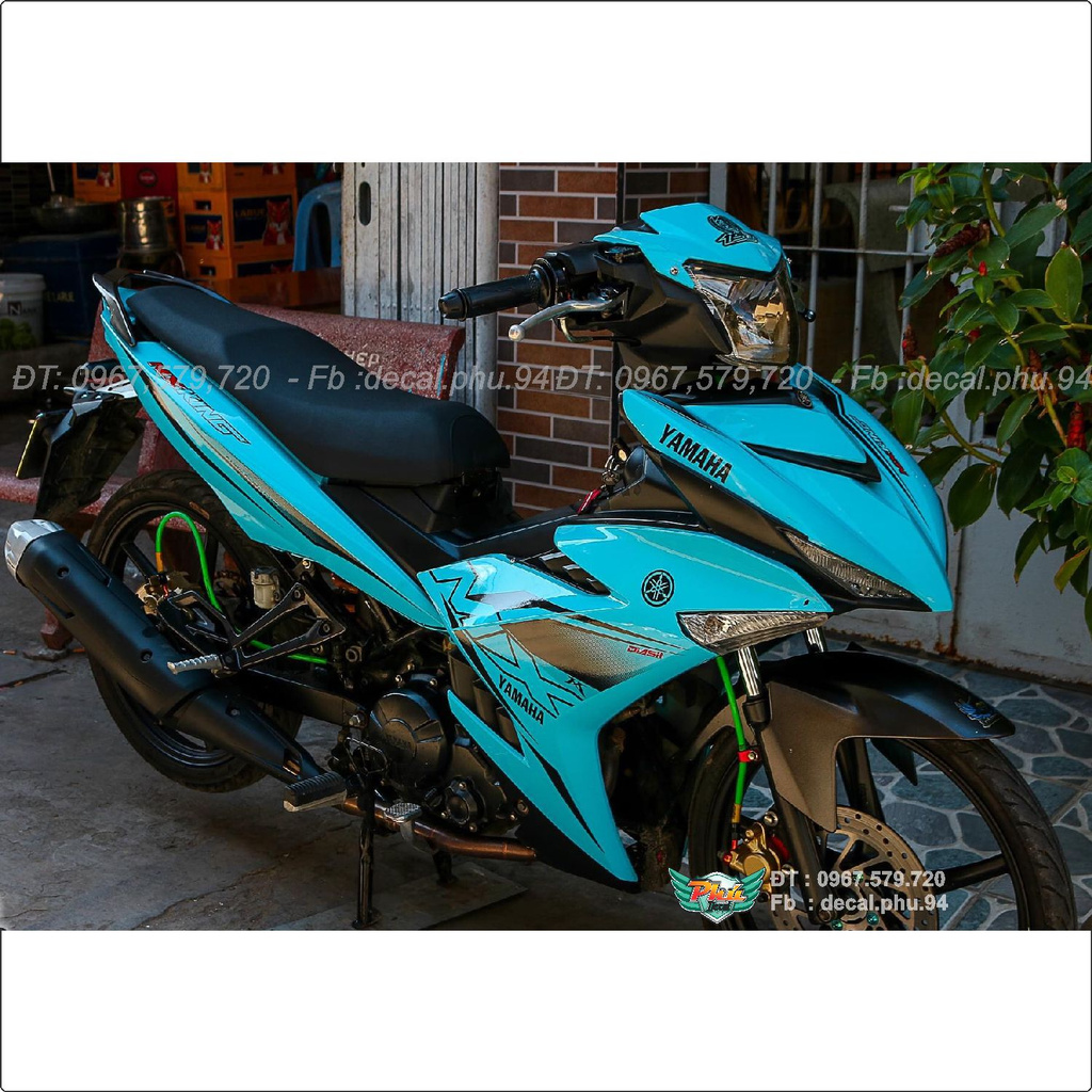Tem rời Exciter 150 Mx xanh Ngọc (J)