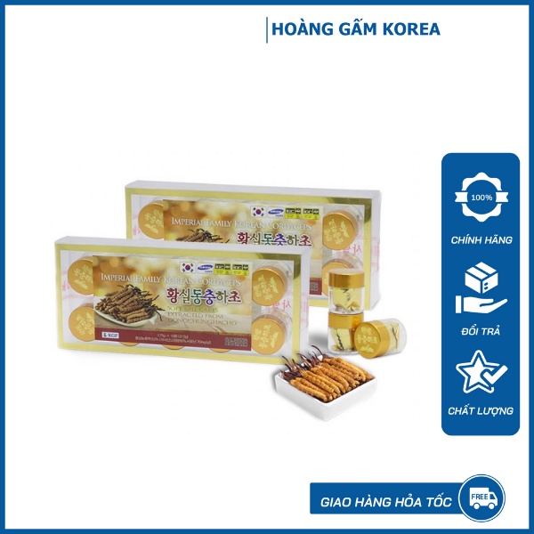Viên Đông Trùng Hạ Thảo hộp nhựa 10 viên - tăng cường sức khỏe
