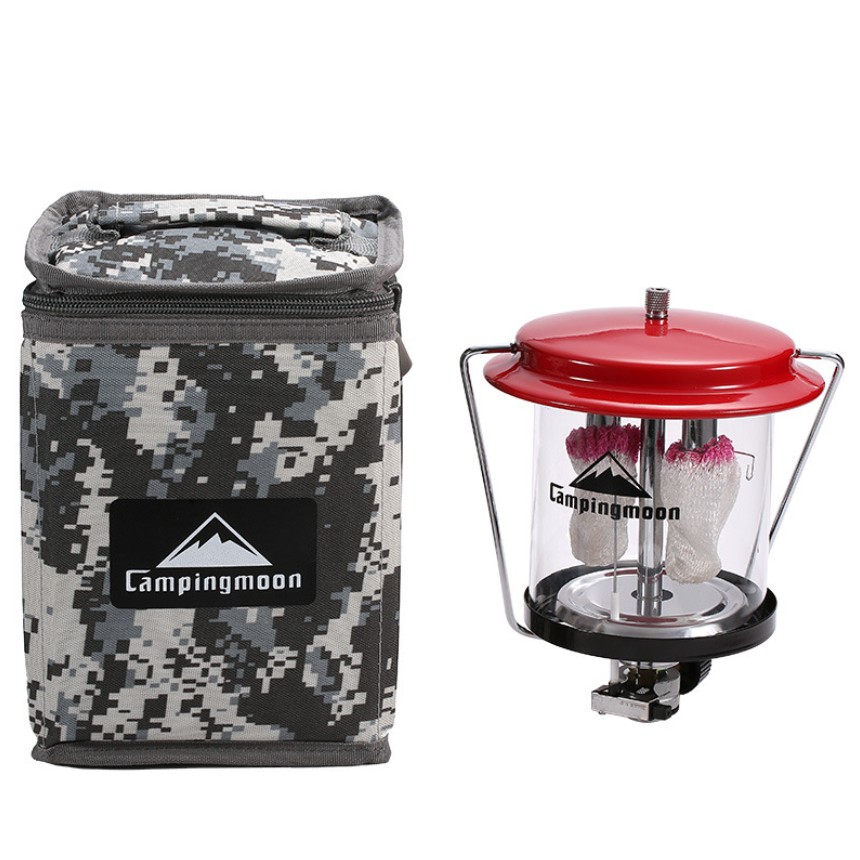 Đèn gas 2 bấc dã ngoại Campingmoon T8