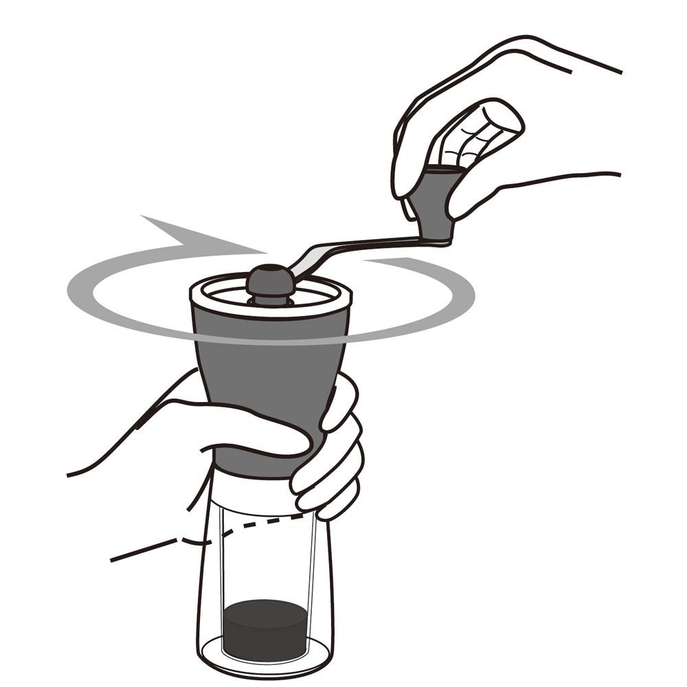[Chính hãng] Máy xay cà phê bằng tay cao cấp Hario - Mini slim plus