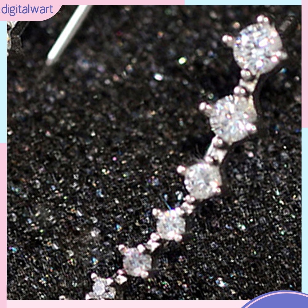 Khuyên kẹp vành tai đính đá thanh lịch dành cho nữ