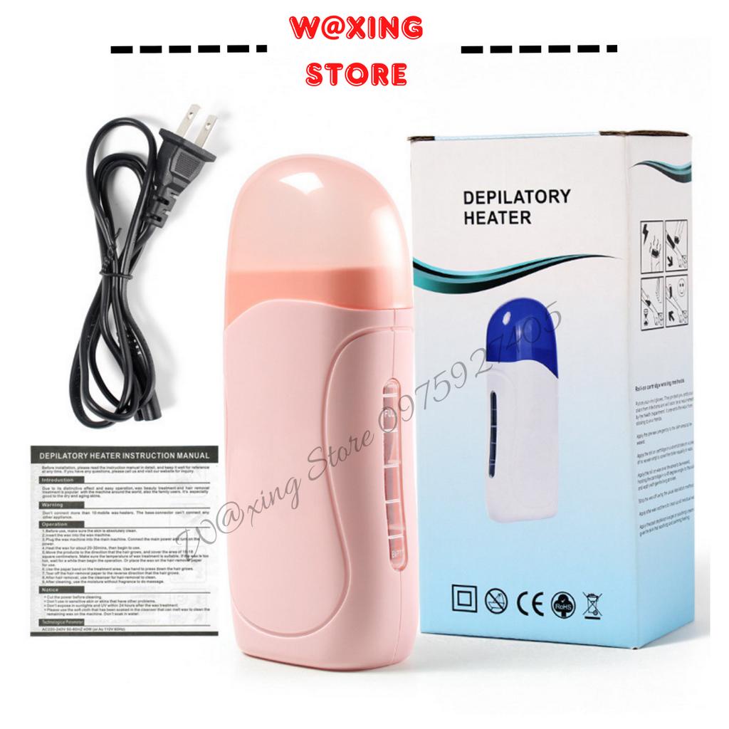 Bộ máy wax lông mini + 1 thanh sáp + 20 tờ giấy wax lông siêu sạch