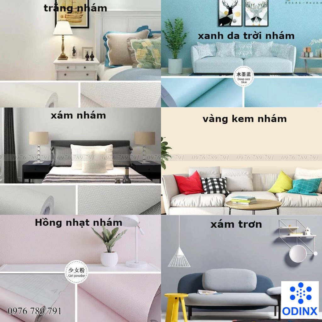 Giấy dán tường có keo sẵn nhiều mẫu bán theo cuộn 10 mét cho phòng ngủ đẹp