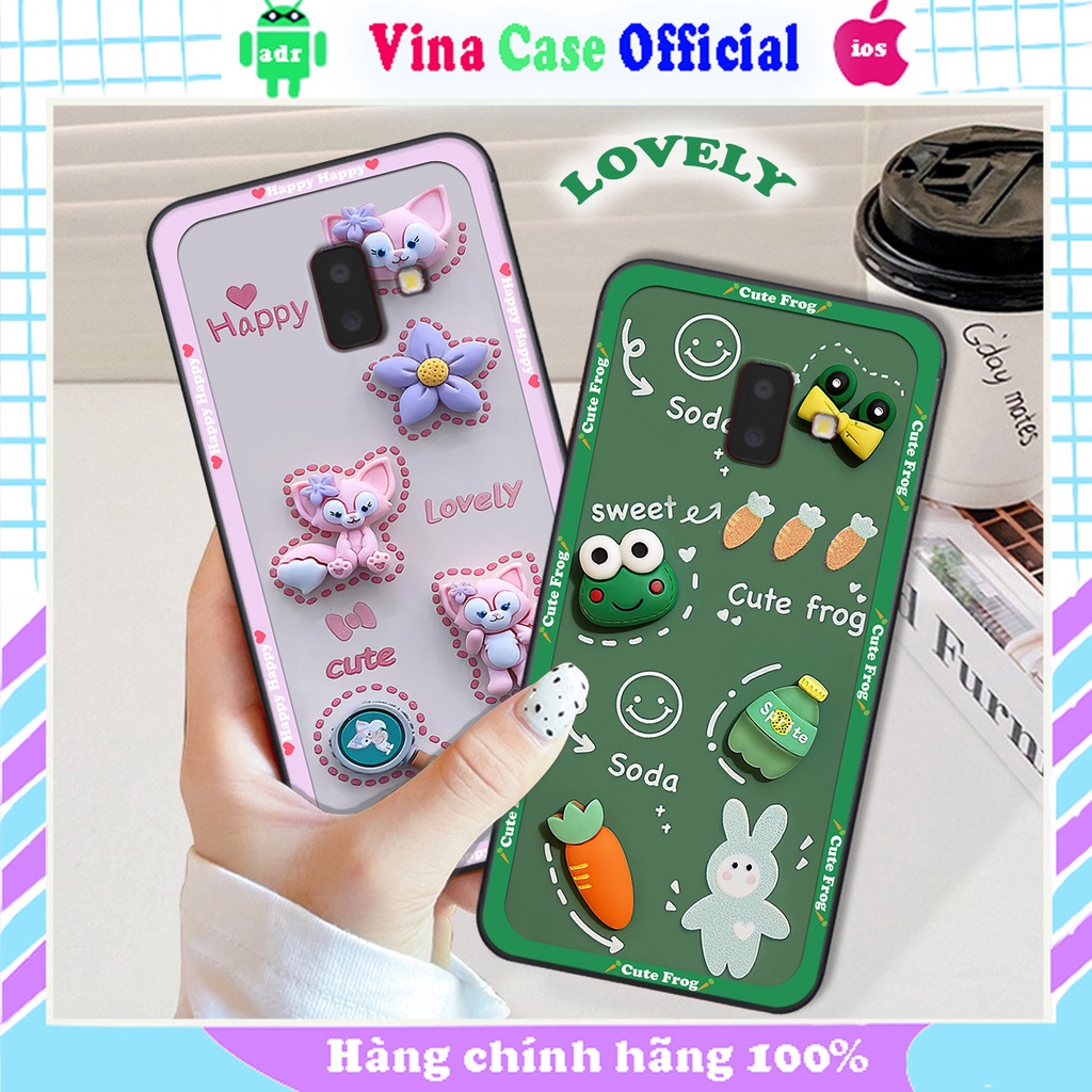 Ốp Samsung J6 2018 / J6 Plus / J6+ in hình hoạt hình cute, dễ thương , đáng yêu