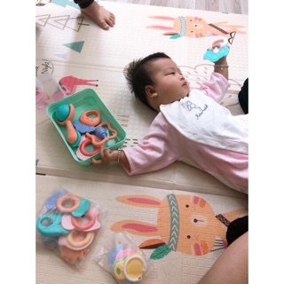 Combo đồ chơi xúc sắc-ngậm nướu cao cấp