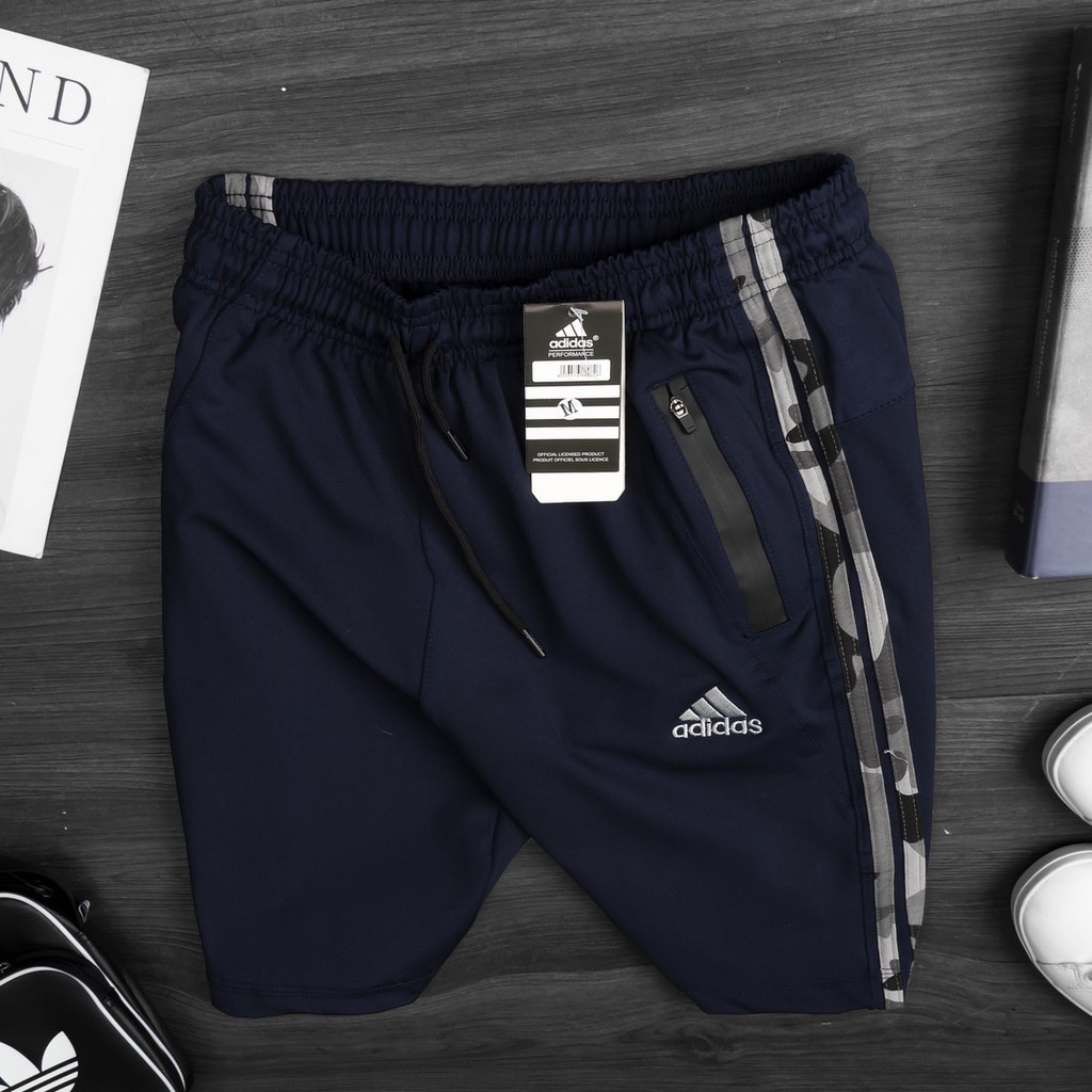 Quần short thun thể thao nam, Quần đùi nam thun poly thoáng mát thấm hút mồ hôi cao cấp co dãn 4 chiều - QS28 | BigBuy360 - bigbuy360.vn