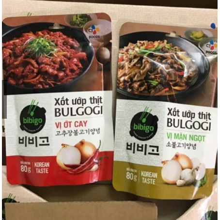 Sốt ướp thịt nướng Bulgogi Bibigo 80gr