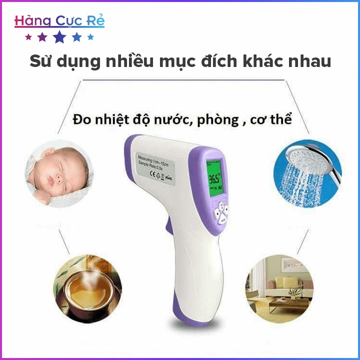 Máy đo nhiệt độ từ xa cho bé, không cần tiếp xúc, đo nhanh và chính xác - Shop Hàng Cực Rẻ