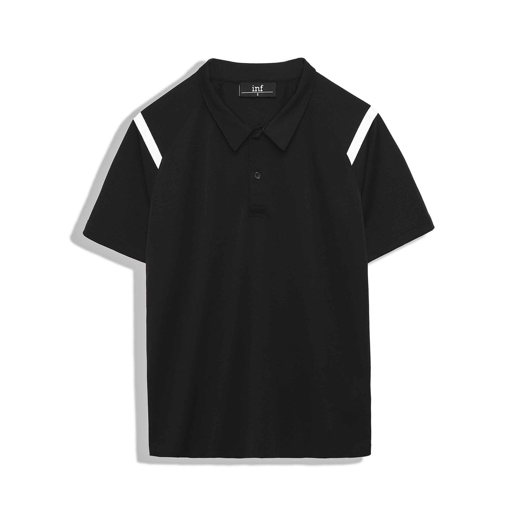 Áo Polo Nam Inf Kẻ Vai 4M , Chất Polyester Dày Dặn Co Giãn , PL002480,SOMEHOW