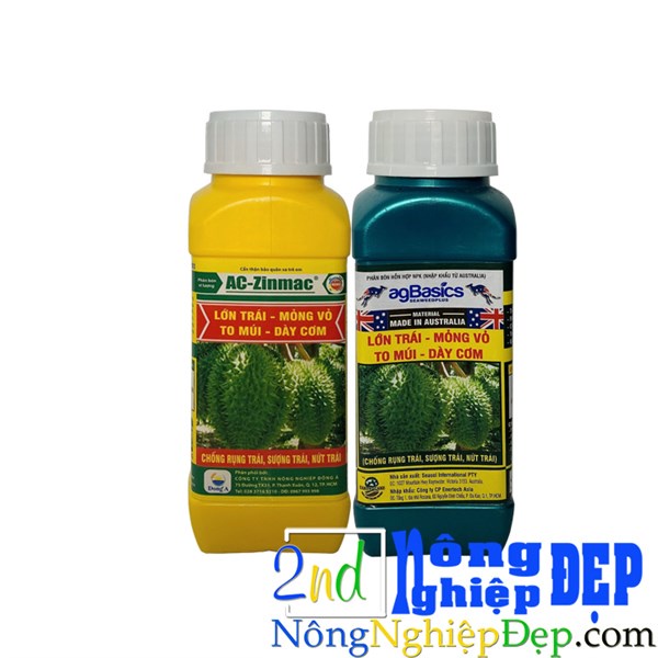 Cặp AC Zinmac Và Agbasics 300ml - Lớn Trái, Mỏng Vỏ, To Múi, Dày Cơm