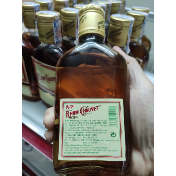 Hương rum (Rhum Chauvet 175m) nguyên liệu làm bánh