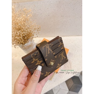 ⚠️ 𝐀̉𝐍𝐇 𝐓𝐇𝐀̣̂𝐓 - Ví thẻ Lệ vi nhiều ngăn [Kèm hộp]