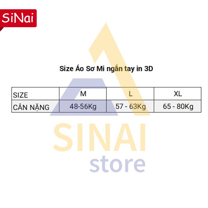 Áo Sơ Mi Tay Ngắn In 3D nhiều họa tiết Cá Tính Thời Trang Mặc Cặp, Nhóm - Sinai Store