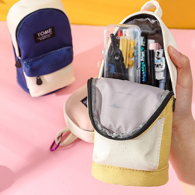 Túi Đựng Bút Bằng Vải Canvas Thời Trang Dành Cho Colleage Teen Stude