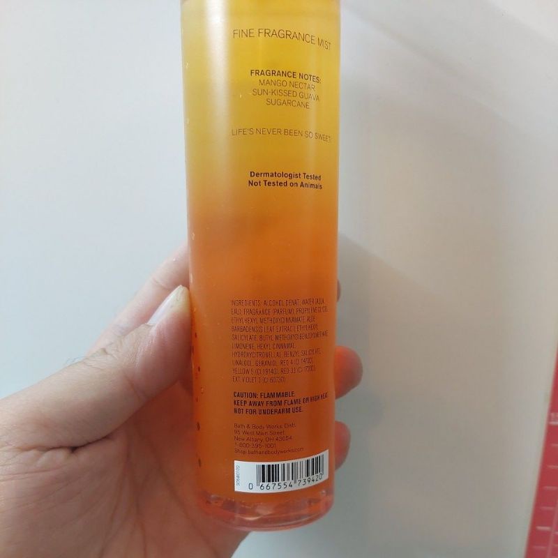 XỊT THƠM BODY BATH & BODY WORKS 236ML