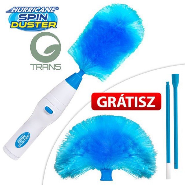 Chổi quét bụi Spin Duster với đầu chổi xoay: