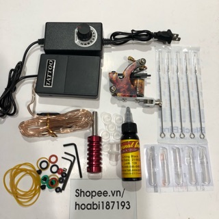 Bộ kít 1 máy xăm cơ bản