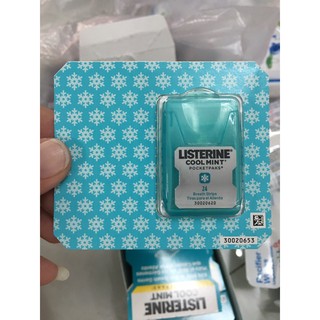Miếng ngậm thơm miệng Listerine Cool Mint