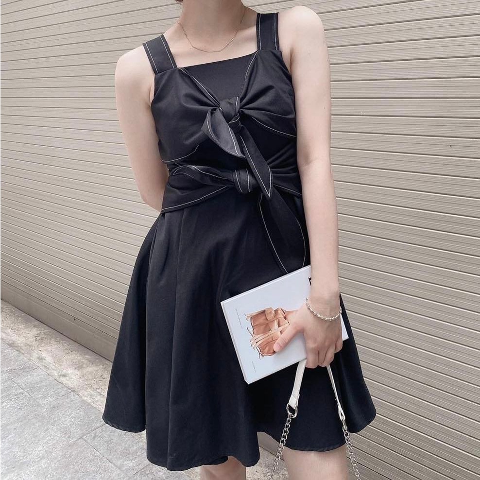 25 STUDIO Đầm hai dây xoè cột nơ Bowy Dress