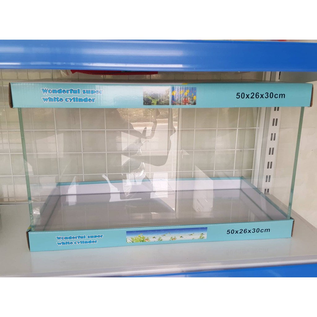 Bể kính siêu trong 50x26x30cm