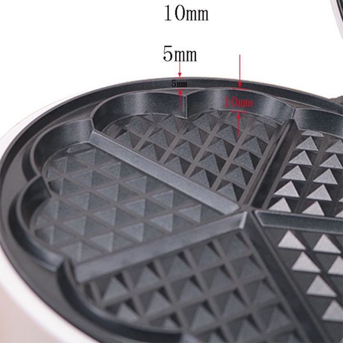 Máy làm bánh Waffle, Nướng bánh kẹp tổ ong đơn Sokany Chính hãng