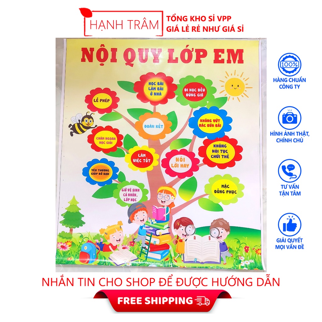 Bảng nội quy lớp học, Trang trí phòng học