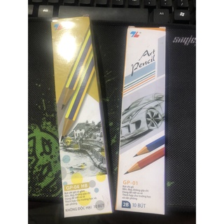 Hộp 10 Bút Chì Gỗ 2B - HB Thiên Long