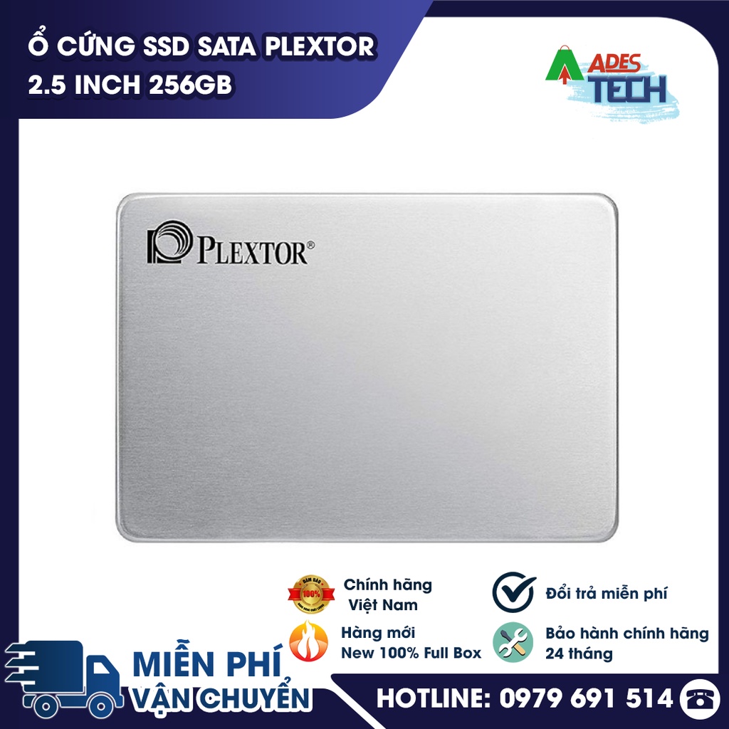 Ổ cứng SSD SATA Plextor 2.5 inch 256GB (PX-256M8VC PLUS) - Bảo hành 36 tháng