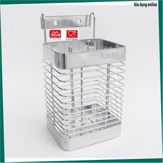 Rổ đựng đũa đơn inox 304, ống đũa đơn inox304