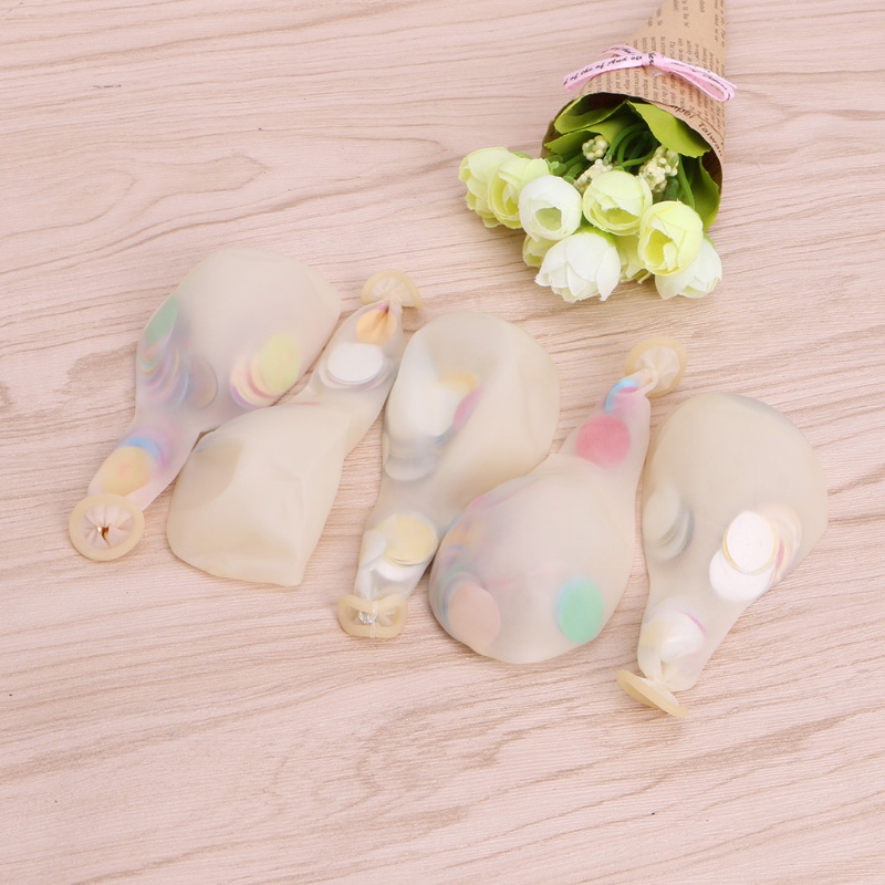 Set 5 Bong Bóng 12 Inch Nhiều Màu Sắc Dùng Để Trang Trí Tiệc Cưới Tiện Dụng