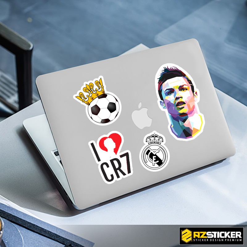 [Sticker Single]  Hình Dán Sticker Ronaldo CR7 | Dán Nón Bảo Hiêm, Điện Thoại, Laptop, Bình Nước...PVC Chống Nước, ....