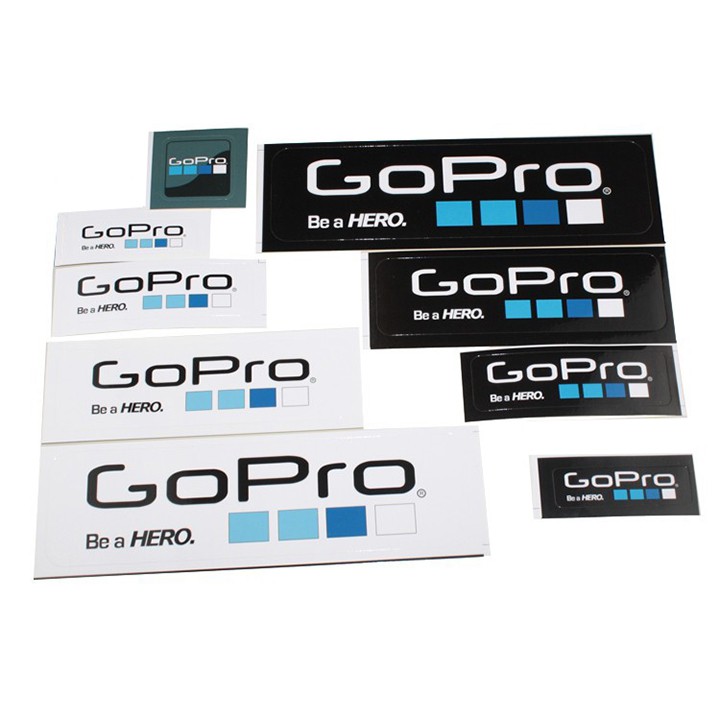 Bộ 9 Miếng dán Logo Gopro