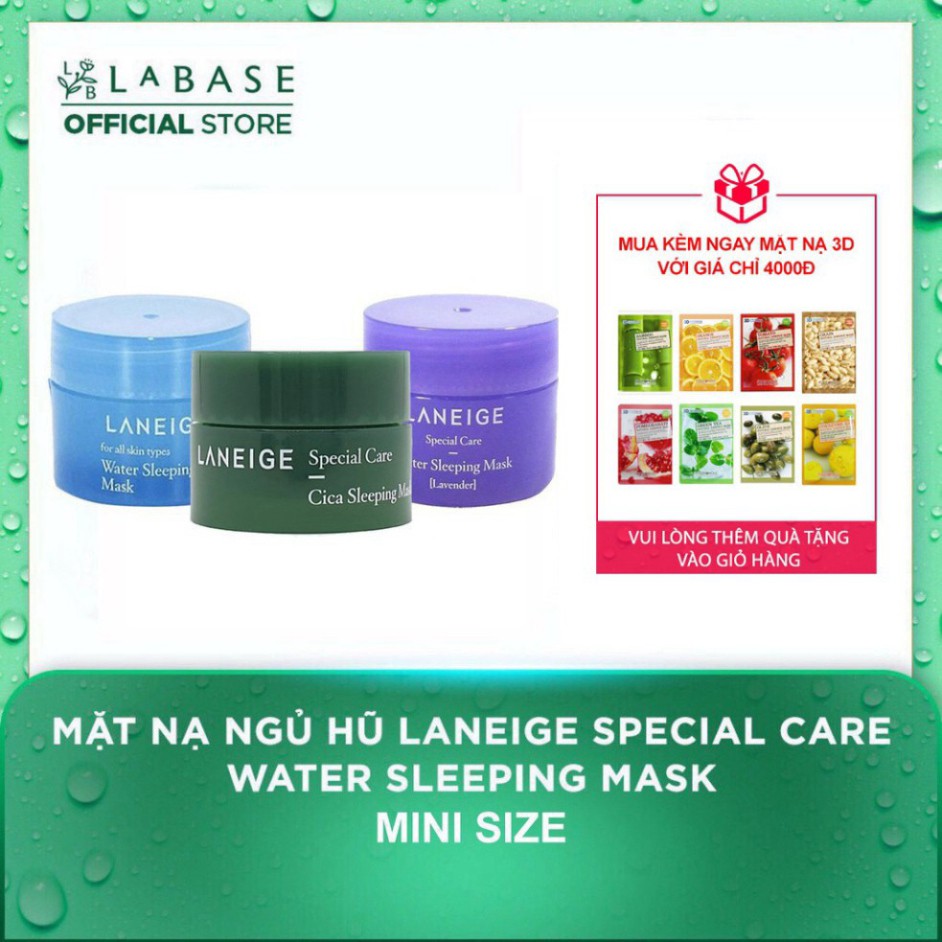 Mặt nạ ngủ Laneige Special Care Water Sleeping Mask size mini S54