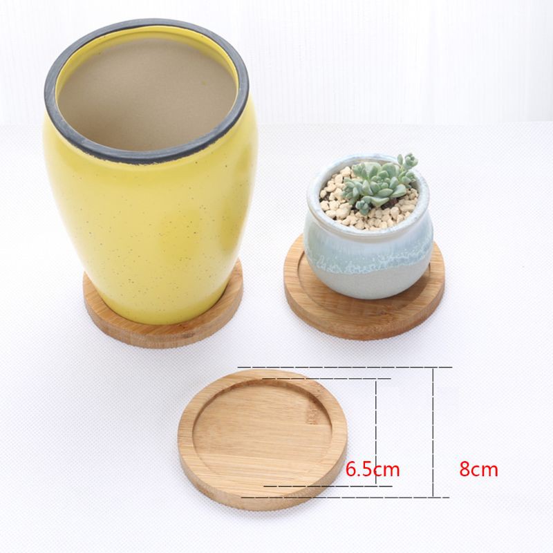 Khay gỗ dùng đựng ly nước/chậu hoa/cây cảnh tiện dụng cho gia đình