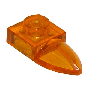 Gạch Lego 1 x 1 có giáp, móng / Lego Part 49668: Plate, Modified 1 x 1 with Tooth Horizontal