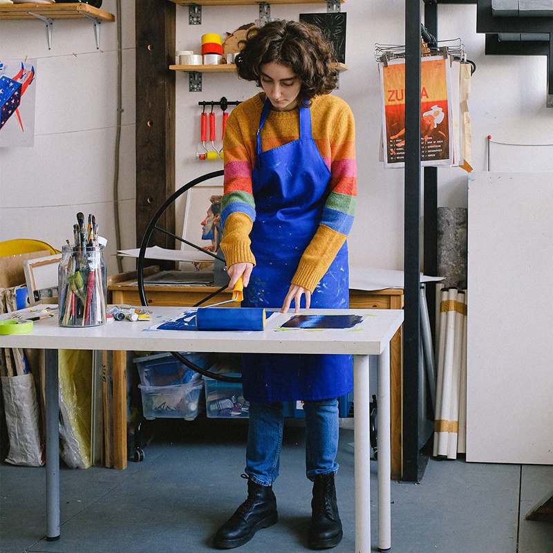 2Pcs Blue Painters Tape 2 Inches Wide,Removable Masking Tape, for House Decoration, 3D Printer, Calligraphy and Painting