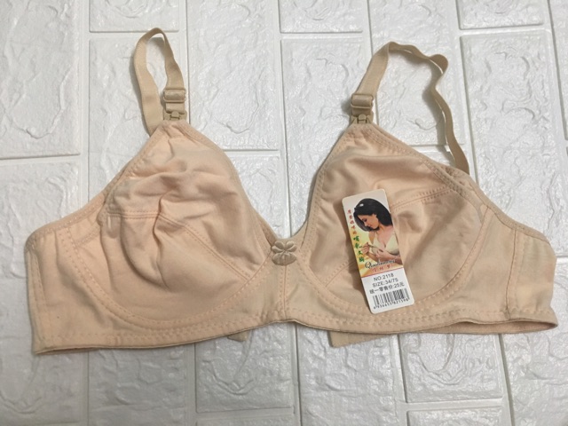 Áo lót cho con bú cotton không gọng, không đệm mút, vô cùng thoải mái thoáng mát
