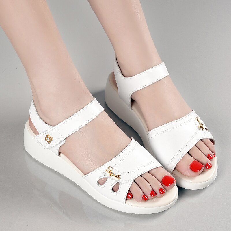 Sandal Đế Xuồng Phong Cách Hàn Quốc Dễ Phối Đồ Thời Trang Mùa Hè Cho Nữ