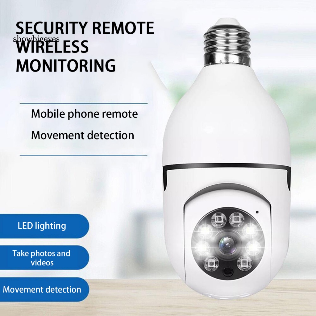 Camera IP Thông Minh A6 1080P Kết Nối WiFi E27 Hình Bóng Đèn