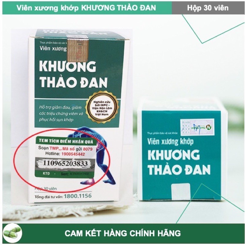 Khương Thảo Đan  Hỗ trợ giảm đau