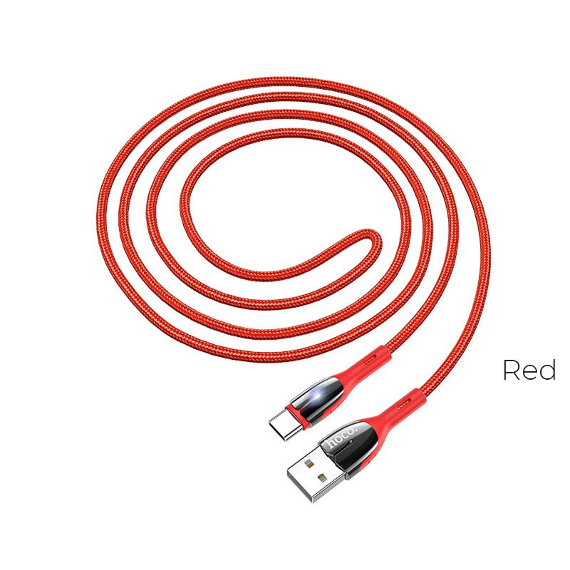 Cáp Sạc TYPE C Hoco U89 Cho Android Dây Dù 1.2M - BH 1 Năm Chính Hãng  - Hưng Long PC