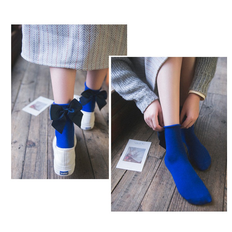 Vớ nữ đính nơ thời trang xinh xắn