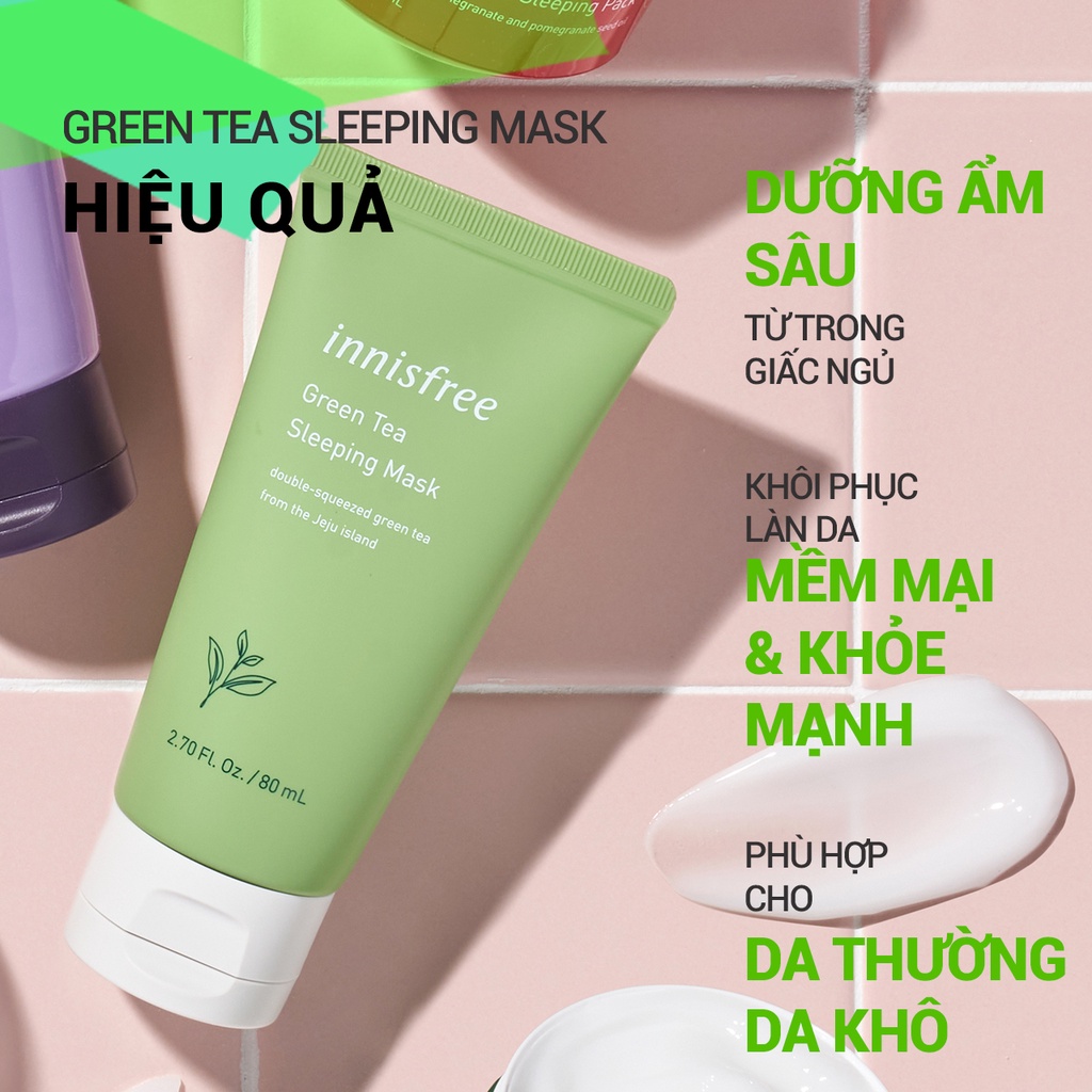 [Mã COSIF05 giảm 10% đơn 400K] (Quà tặng) Bộ dưỡng ẩm và bảo vệ da trà xanh Innisfree Green Tea Seed Set