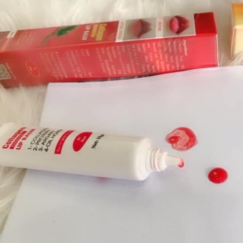 Dưỡng Môi Kích Màu ❤️ Siêu Khuyến Mại ❤️ Dưỡng Xăm-Dưỡng Kích Màu Collagen Lip Balm 15g