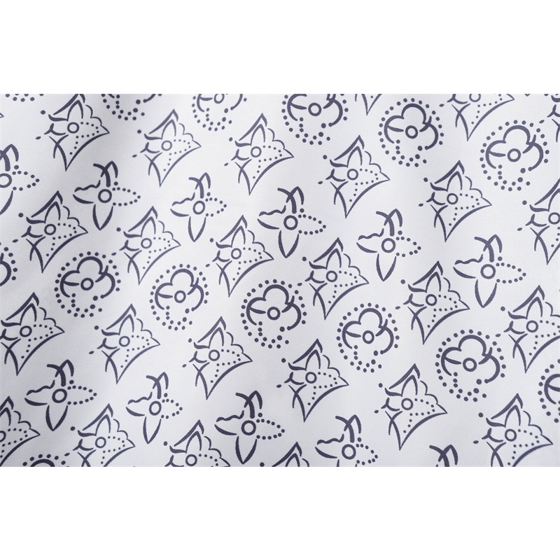 Áo Sơ Mi Tay Dài In Họa Tiết Louis Cổ Điển Dễ Phối Đồ Thời Trang Unisex