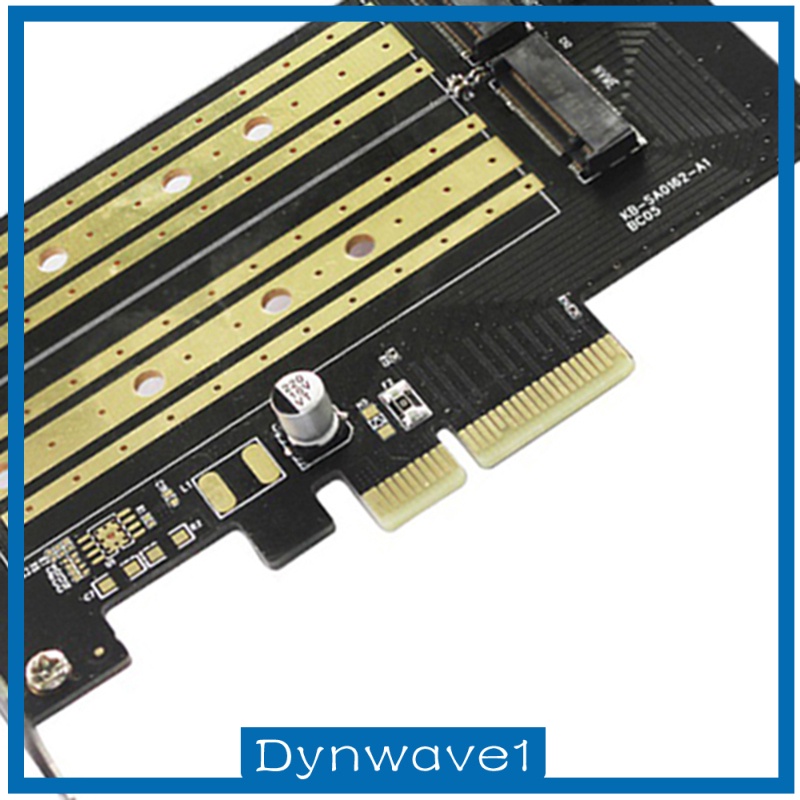 [DYNWAVE1] Durable PCIE to M2/M.2 Adapter 2280 2260 2242 for NVMe or SATA SSD Linux