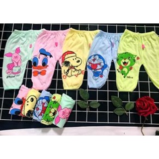 Combo 10 quần dài hình thú dễ thương chất cotton mềm mại cho bé