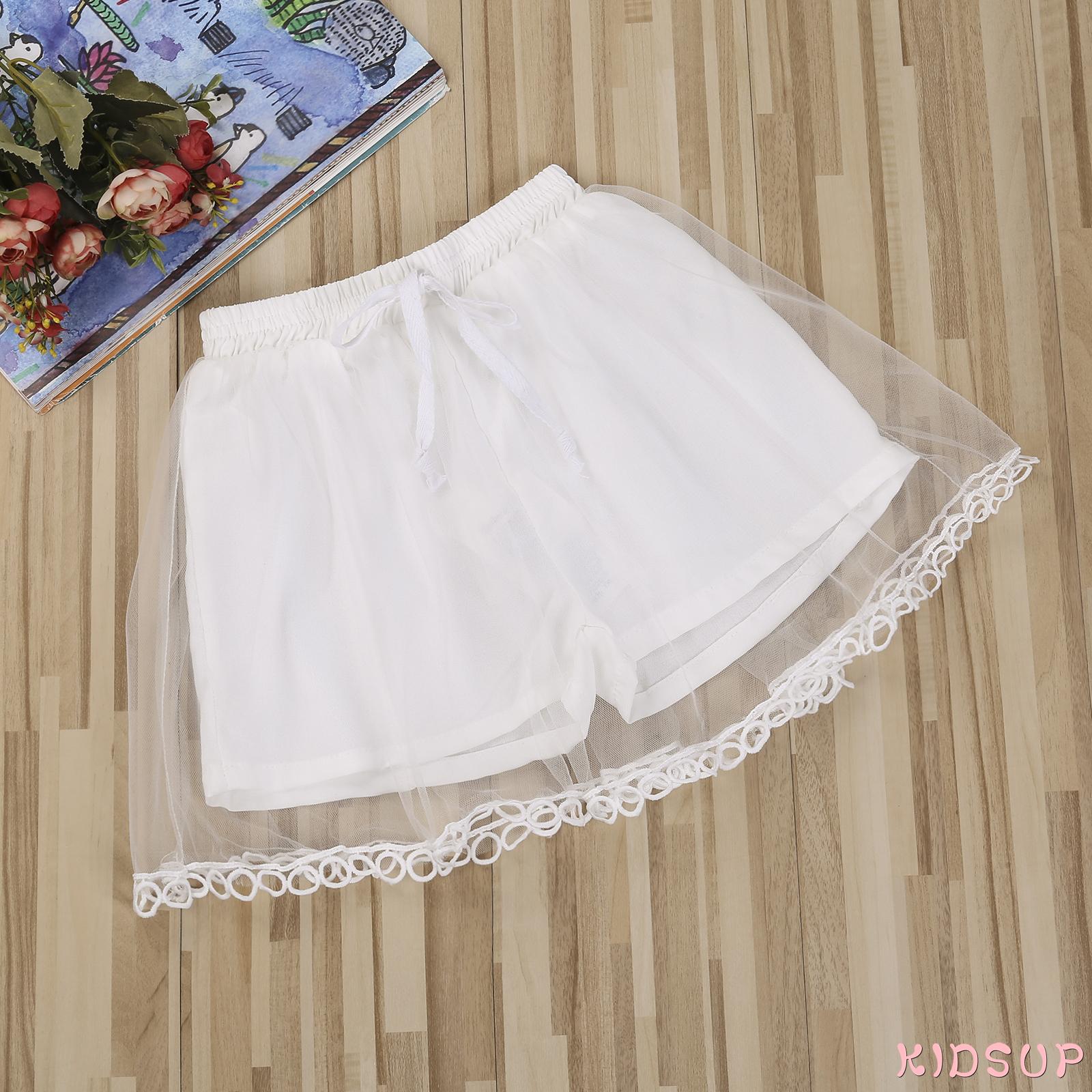 Đầm Cotton Nhiều Lớp Phối Lưới Thời Trang Mùa Hè Cho Bé Gái