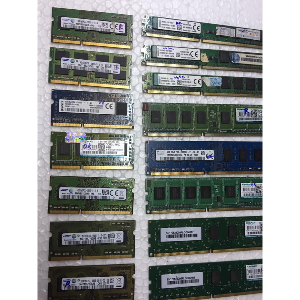 RAM PC/LAPTOP 2G 4G 8G DDR3 DDR4 Bus 2133 Bus 2400 21